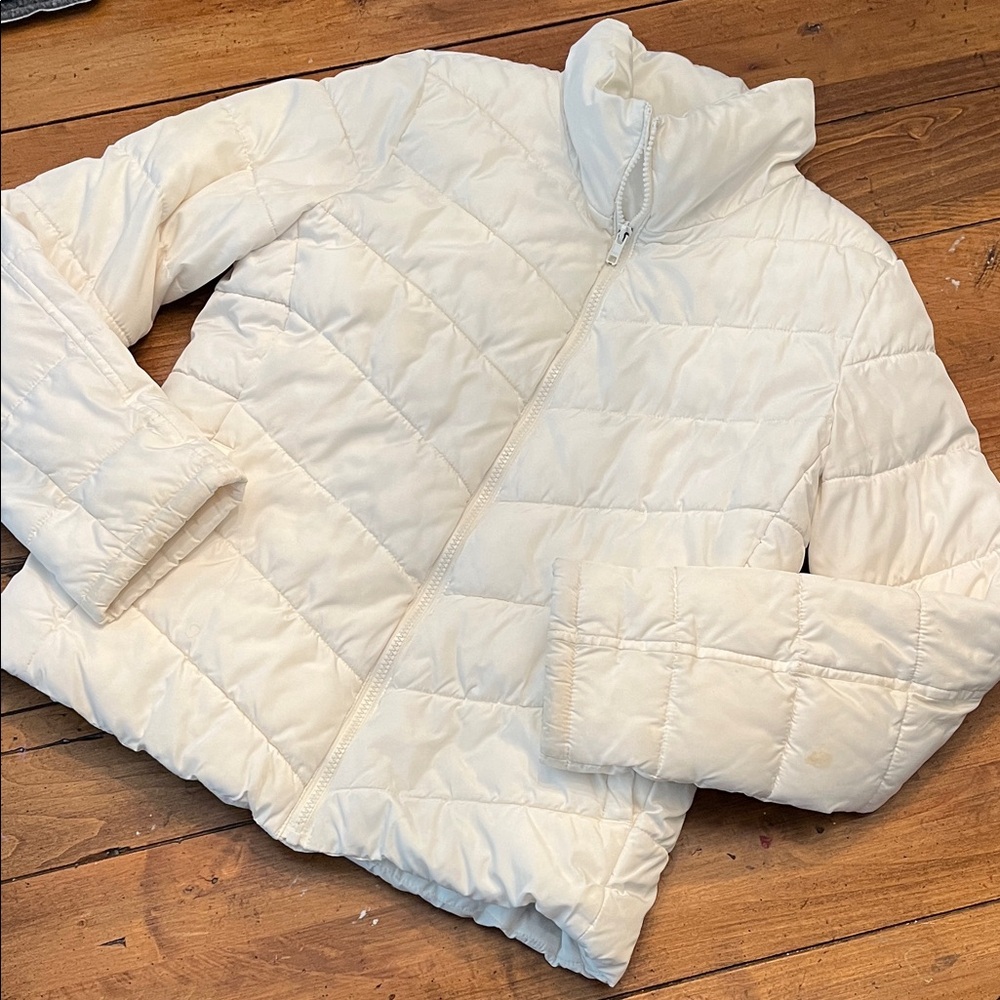 Old Navy Cream Puffer Jacket